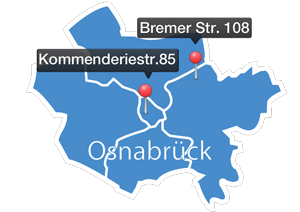 Stadtumriss Osnabrück